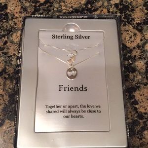 Sterling Silver Friendship necklace